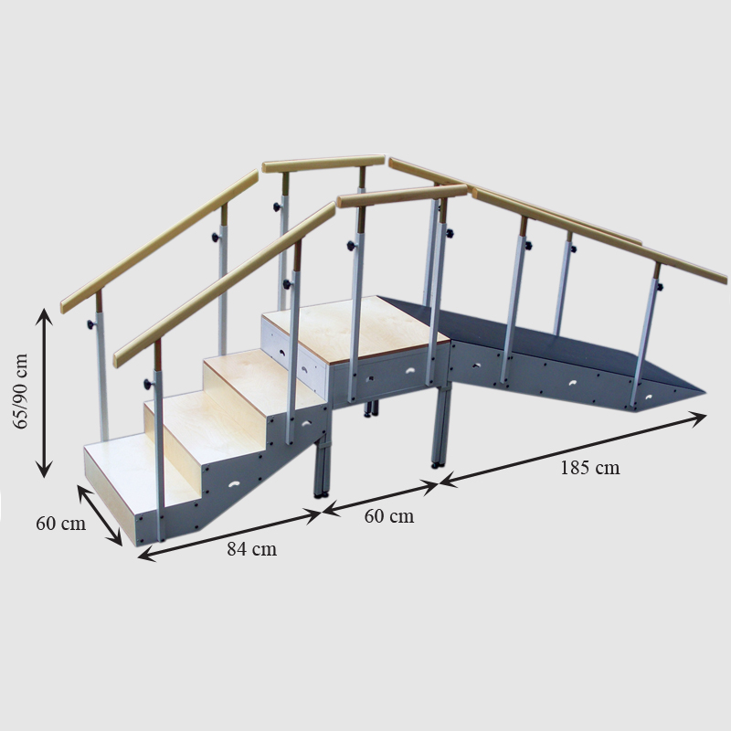 4411 escaleras con peldaño